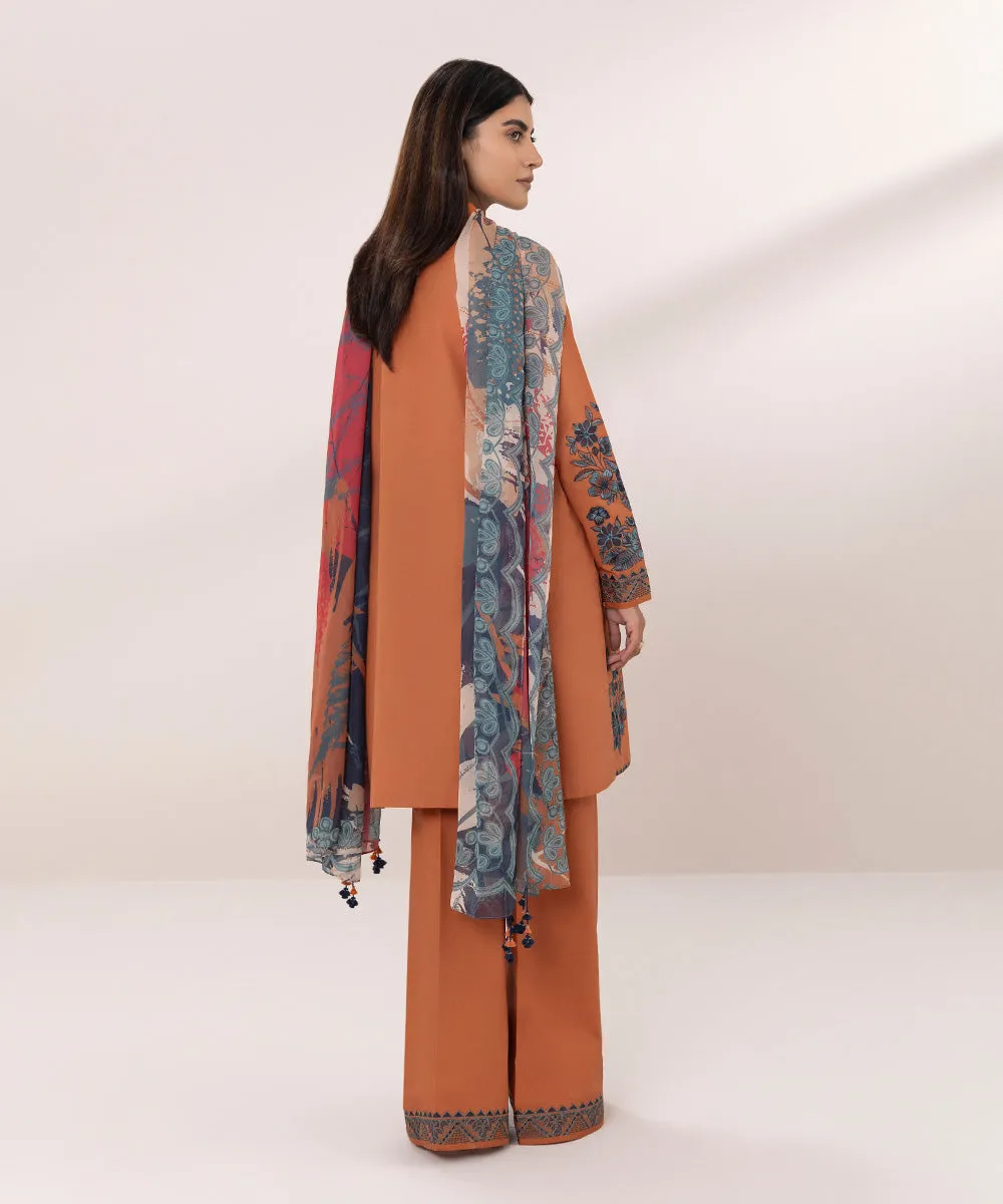 3 Piece - Embroidered Lawn Suit