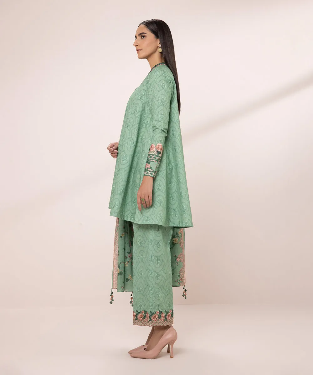 3 Piece - Embroidered Lawn Suit