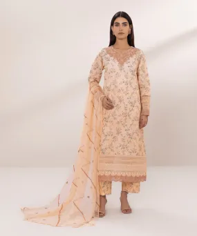 3 Piece - Embroidered Lawn Suit