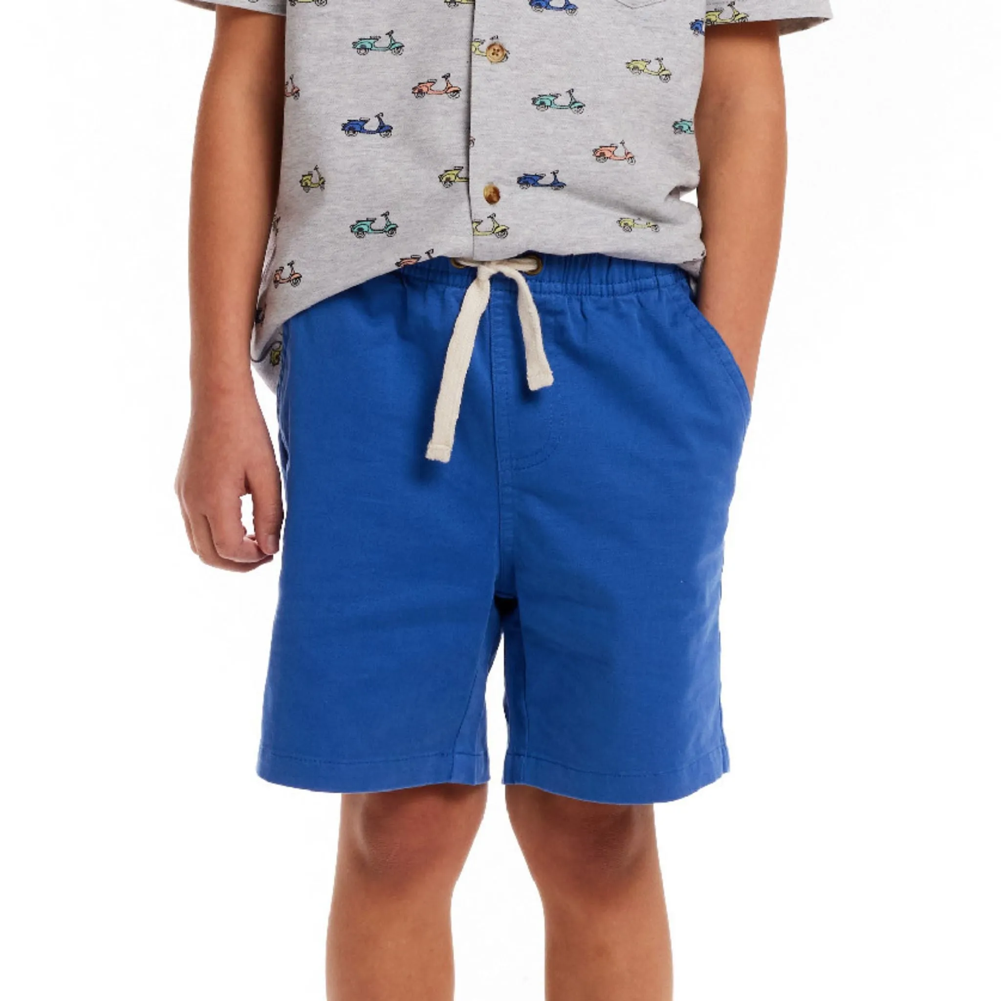 Drawstring Shorts | Blue