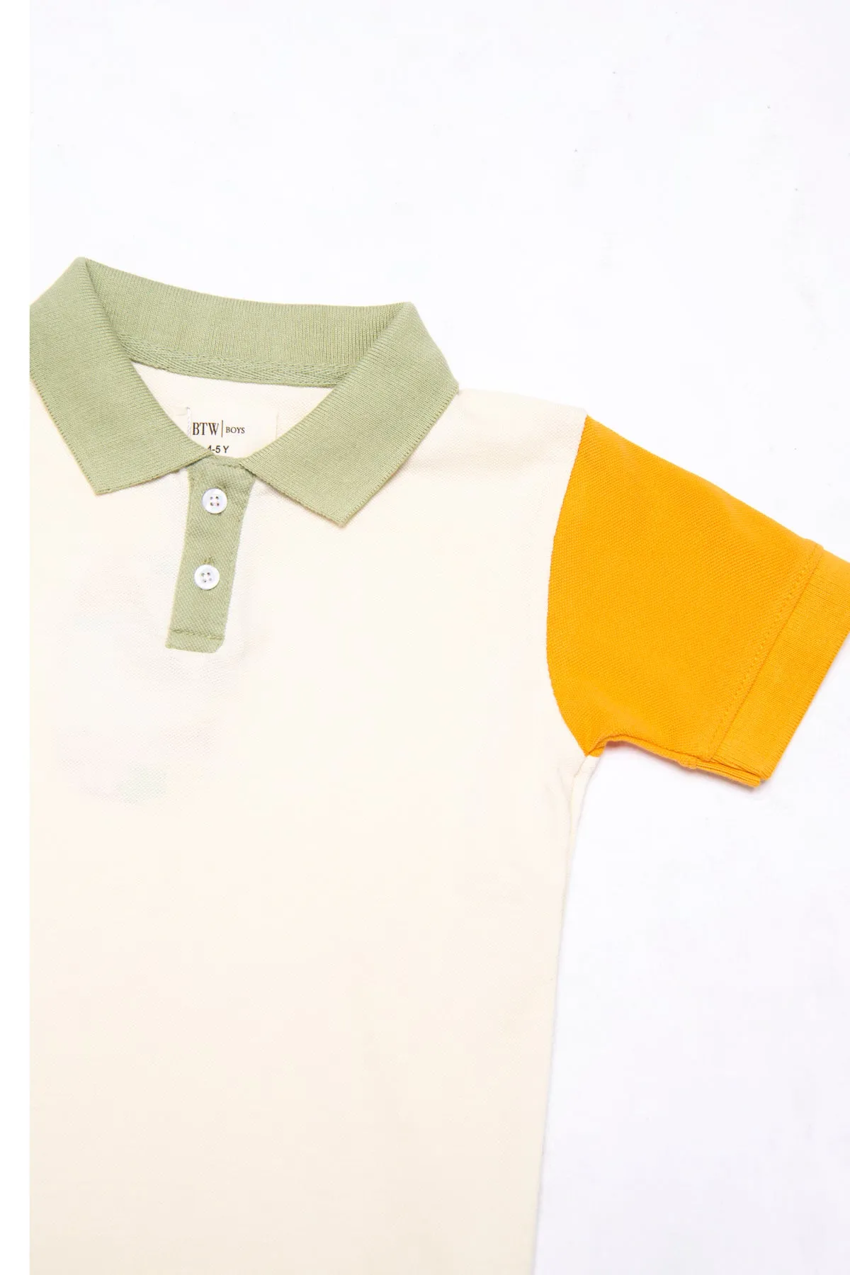 Color Block Polo Shirt