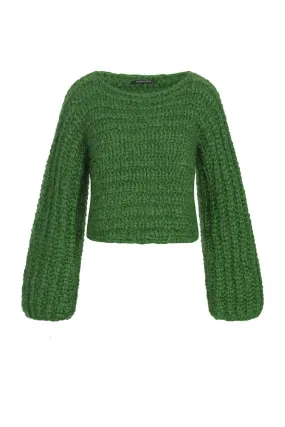 ANNETTE GORTZ NOVE CROPPED KNITTED JUMPER