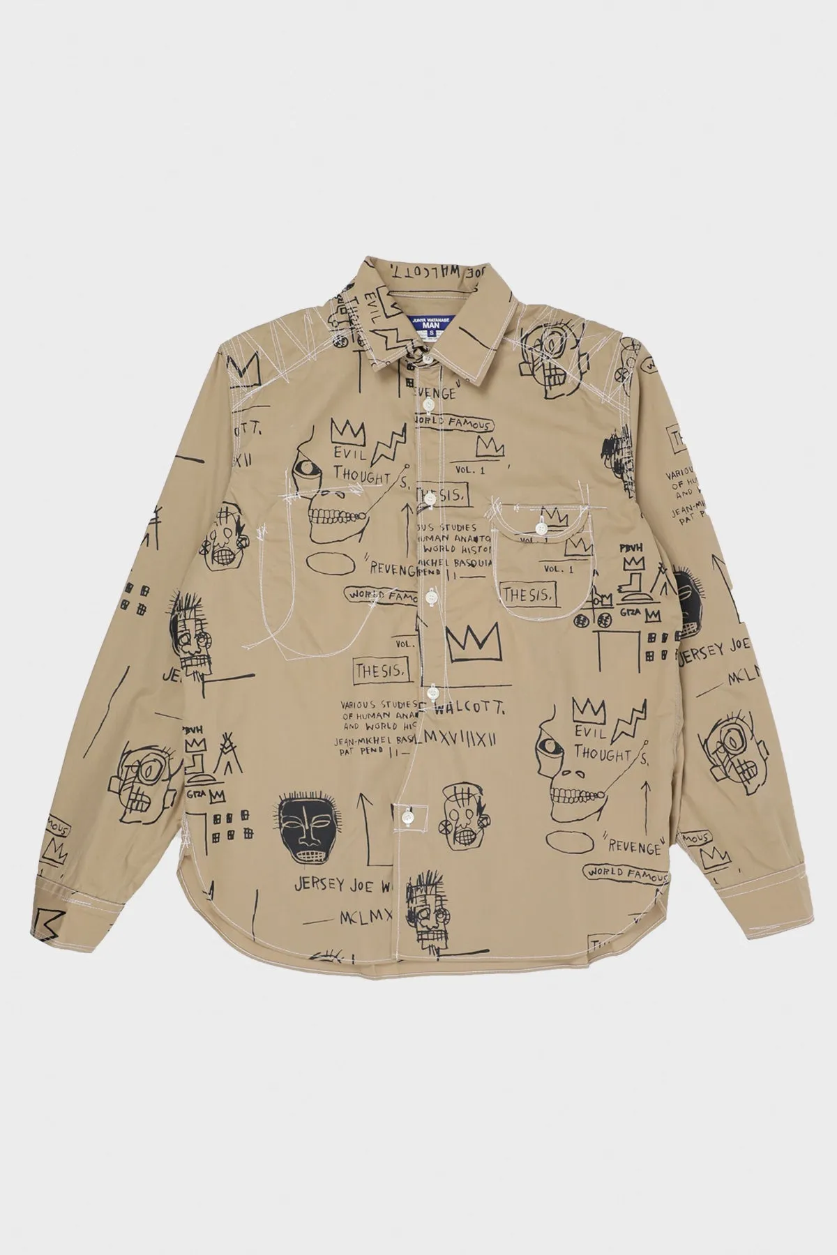 Basquiat Shirt - Beige/Black