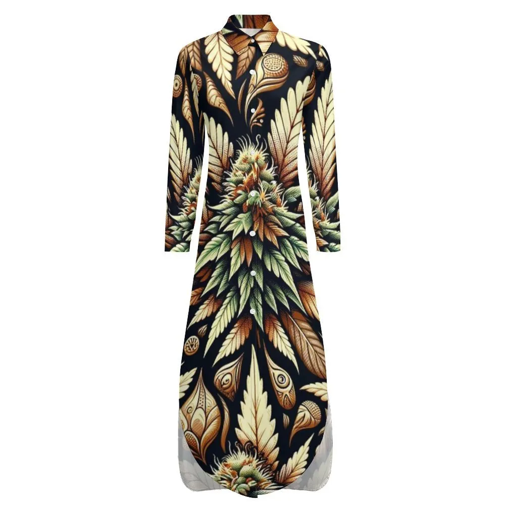 Batik Bud Shirt Dress