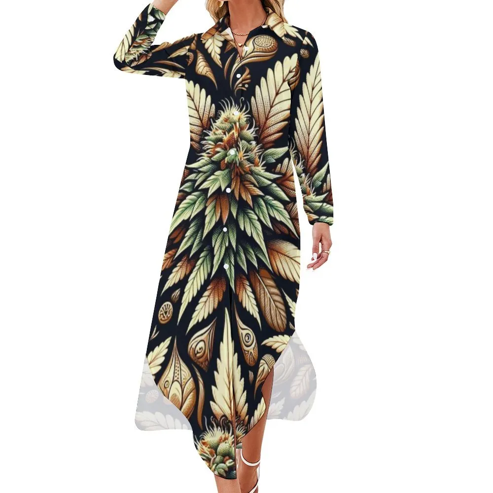 Batik Bud Shirt Dress