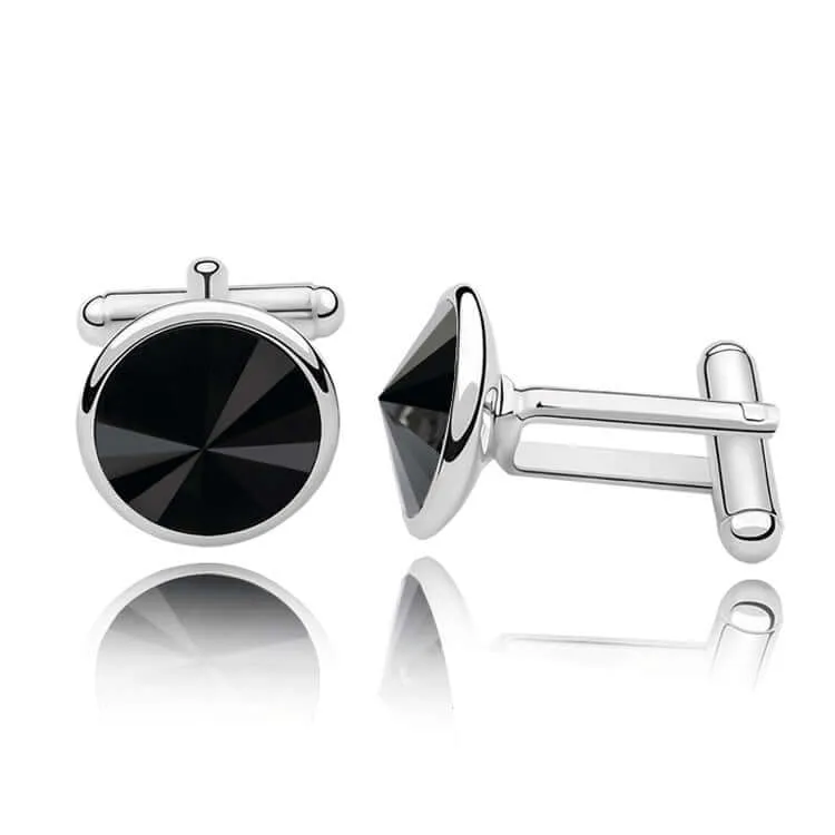 Austrian Element Sparkling Crystal Swank Cufflinks