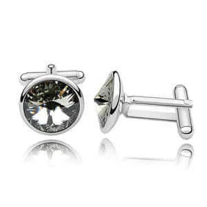 Austrian Element Sparkling Crystal Swank Cufflinks