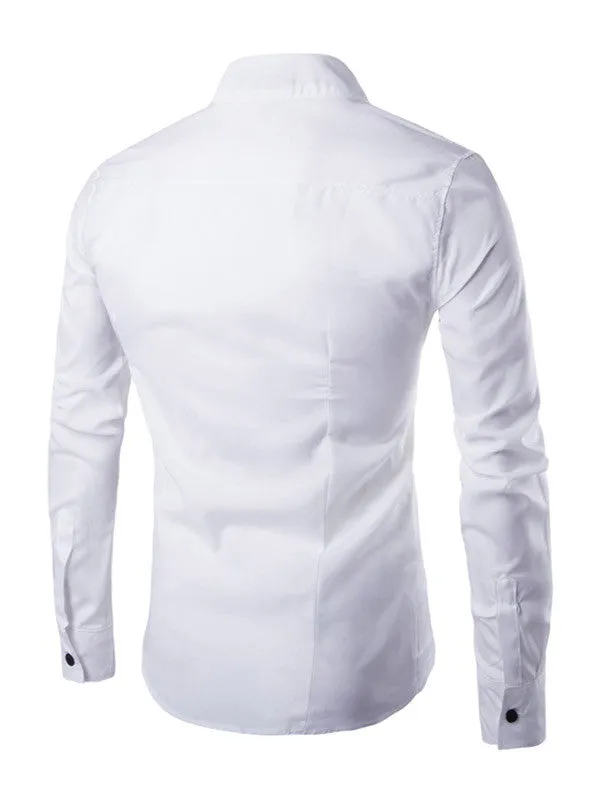 Fashion Men Casual Slim Fit Shirt