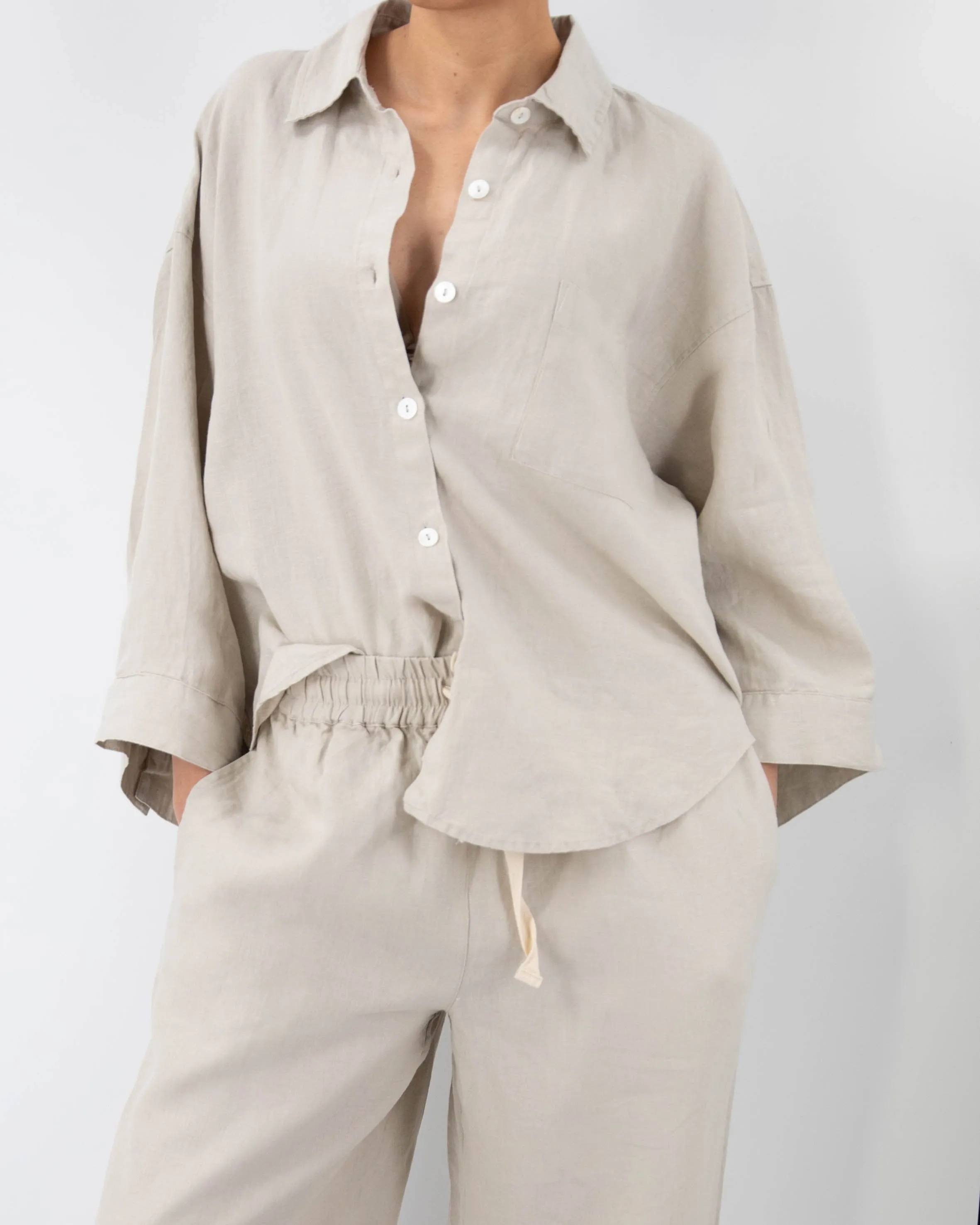 Vivian Linen Loungewear Set