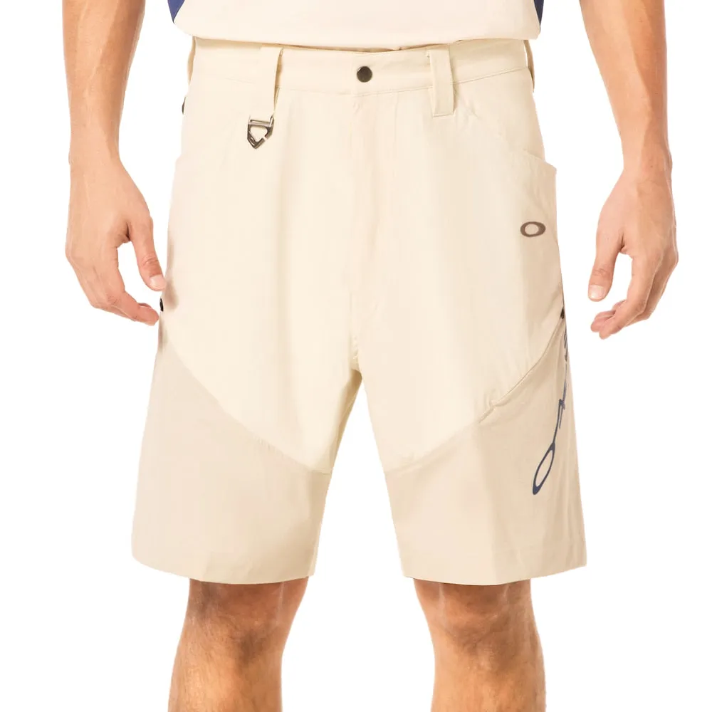 ICON SHAPE WIDE SHORTS CREAM / NAVY