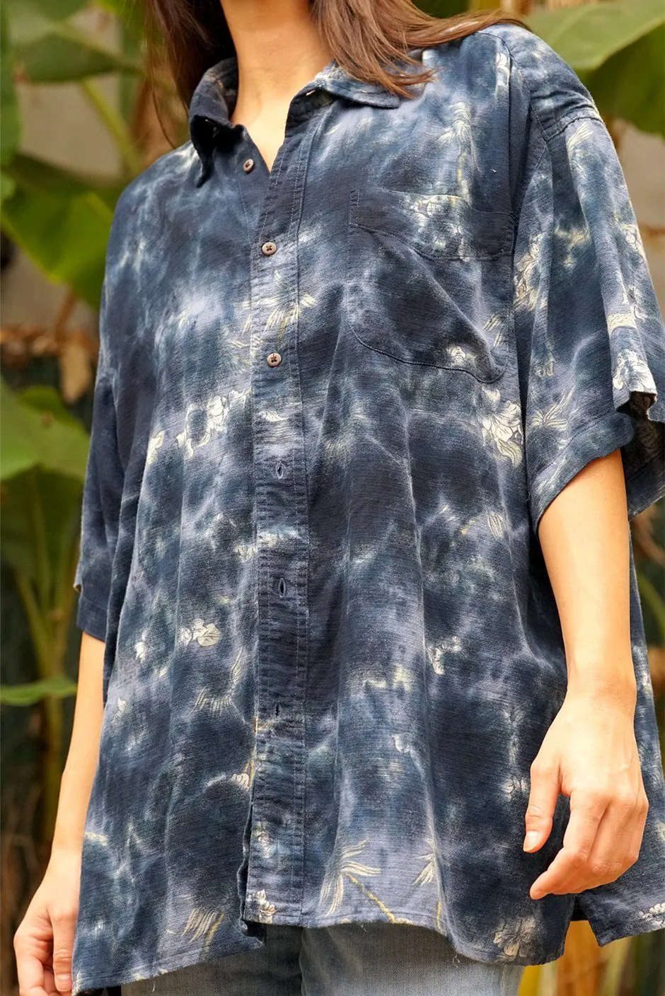 Hawaiian Kai Shirt // Blue Lagoon Tie Dye