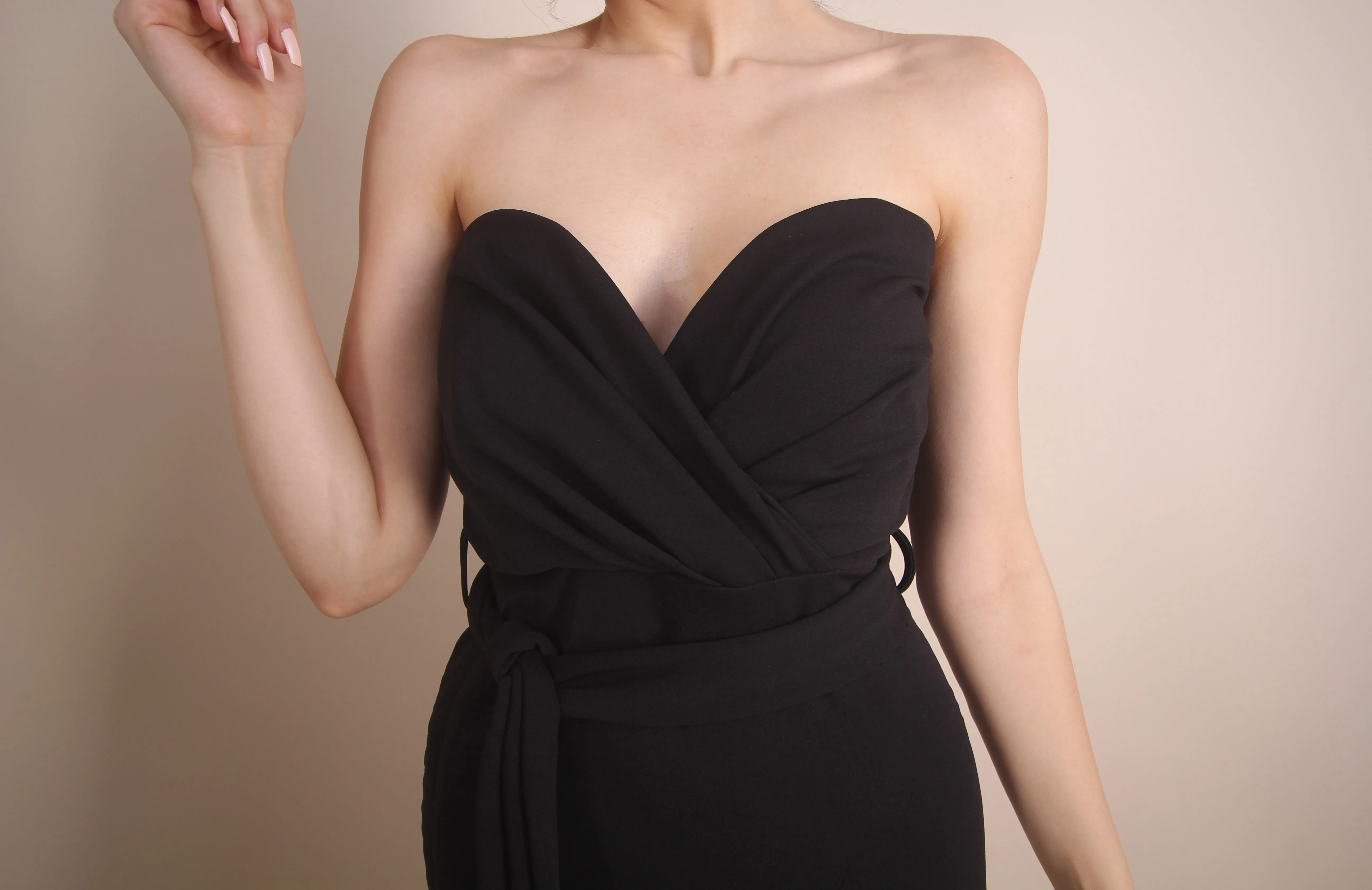 'SWEETHEART' Black Gown