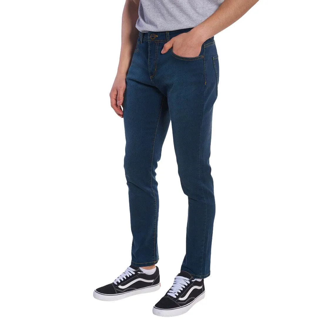 Jean Volcom Je Slim Vorta Indie Blue Azul