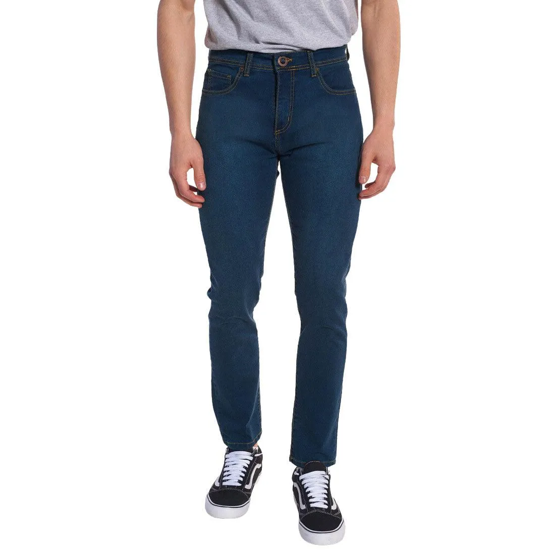 Jean Volcom Je Slim Vorta Indie Blue Azul