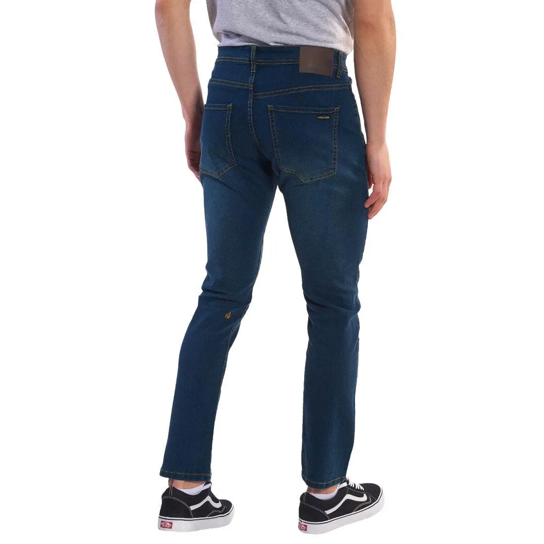 Jean Volcom Je Slim Vorta Indie Blue Azul