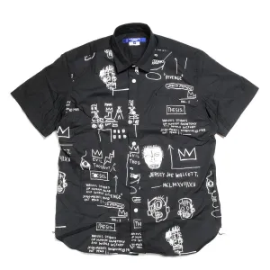 JUNYA WATANABE MAN - Short Sleeve Shirt - Jean-Michel Basquiat - WK-B030-051