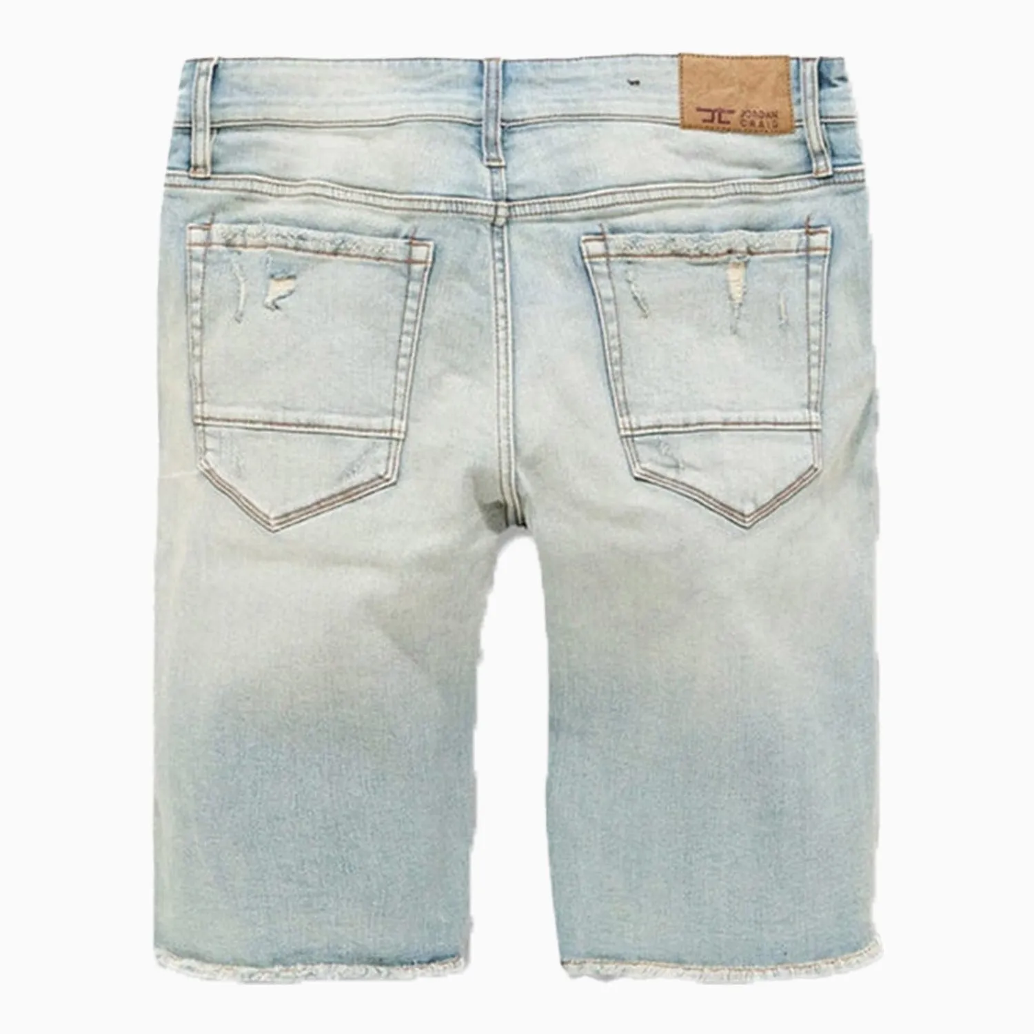 Men's Shredded Jean Shorts