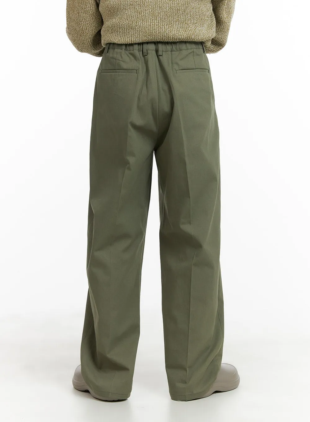 Men's Wide Fit Cotton Trousers IA401