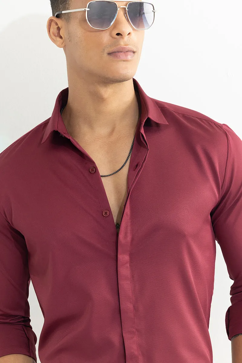 Meteoric Maroon Shirt