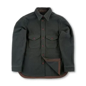 Olive Casentino Wool Overshirt