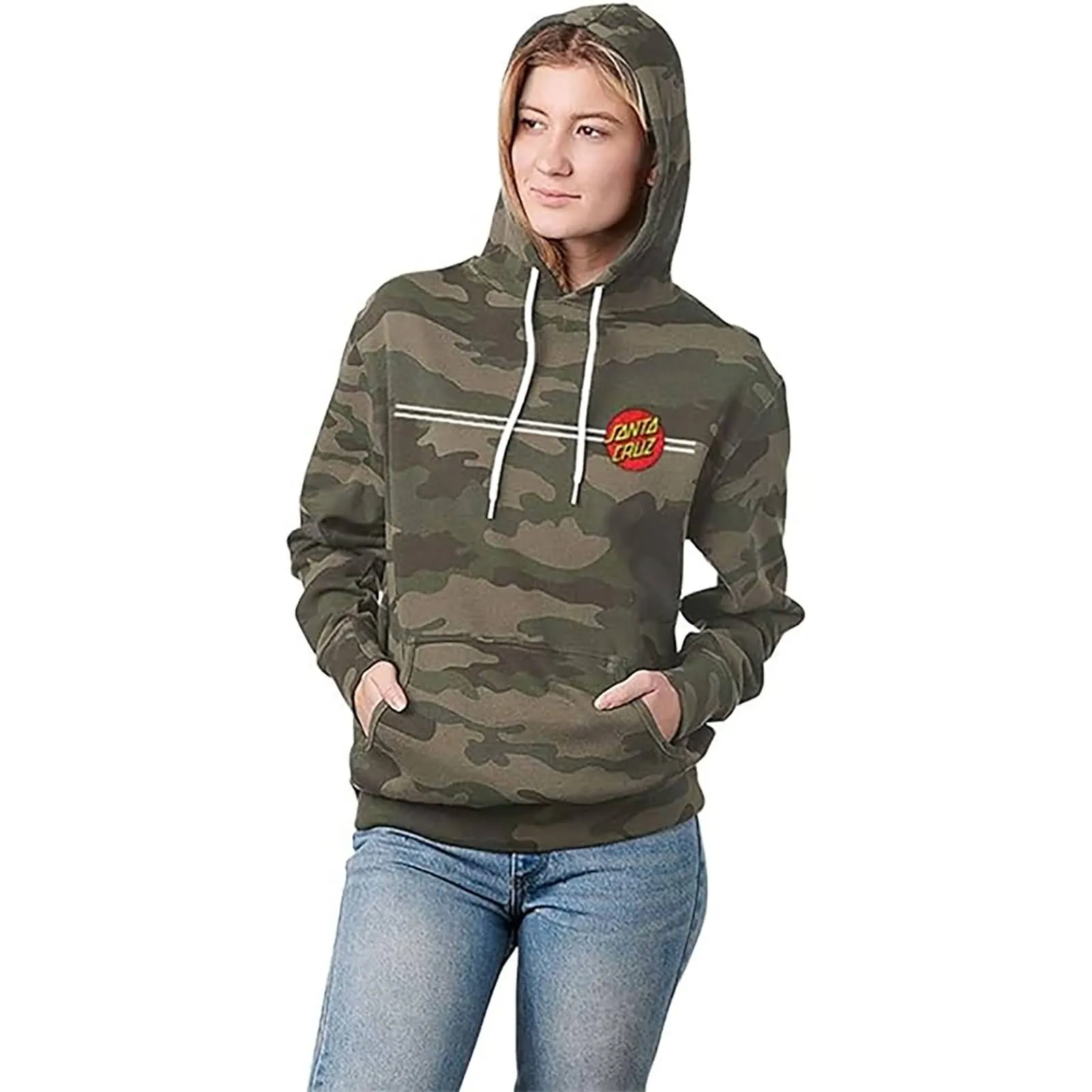 Santa Cruz Classic Dot LW Women's Hoody Pullover Sweatshirts (Brand New)