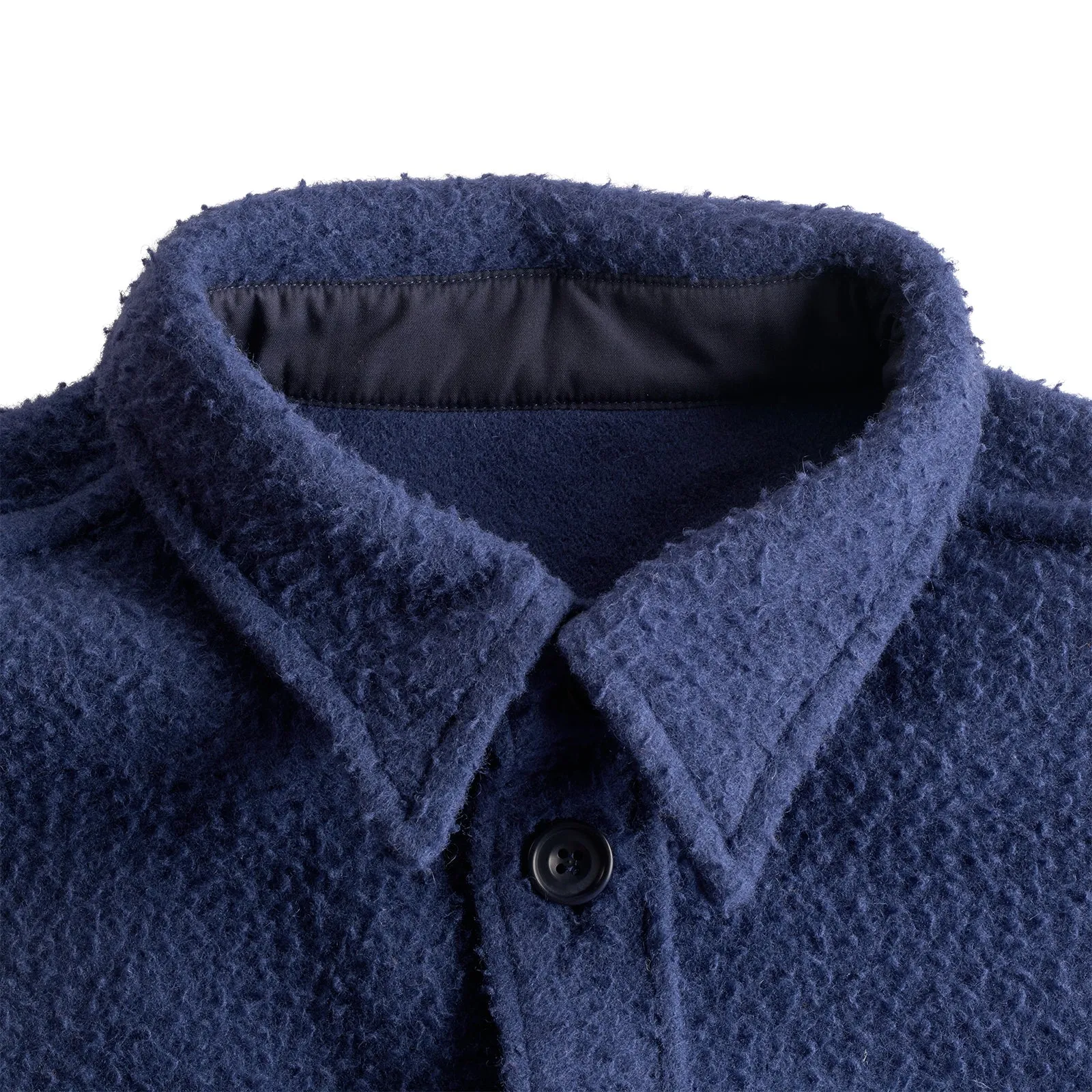 Florence Blue Casentino Wool Overshirt