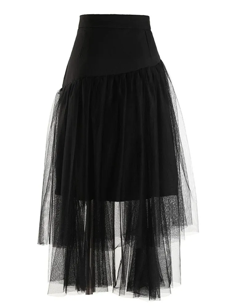 Tully Tassels Mesh Skirt