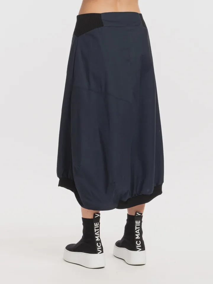 X LAB 528 Navy Frost Noir Skirt