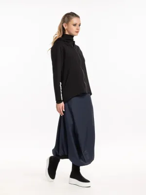 X LAB 528 Navy Frost Noir Skirt