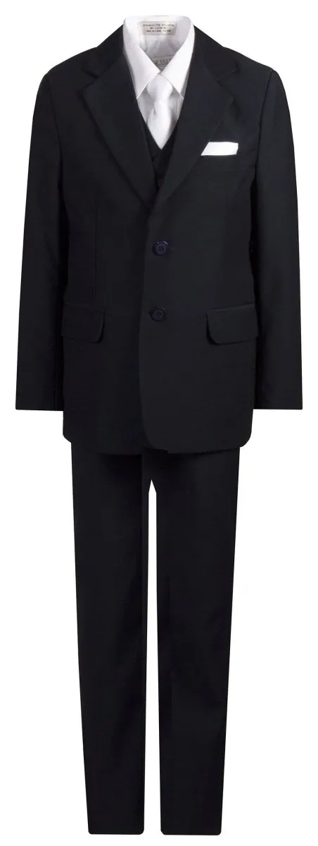 Boys 5-Piece Navy Suit Set First Holy Communion